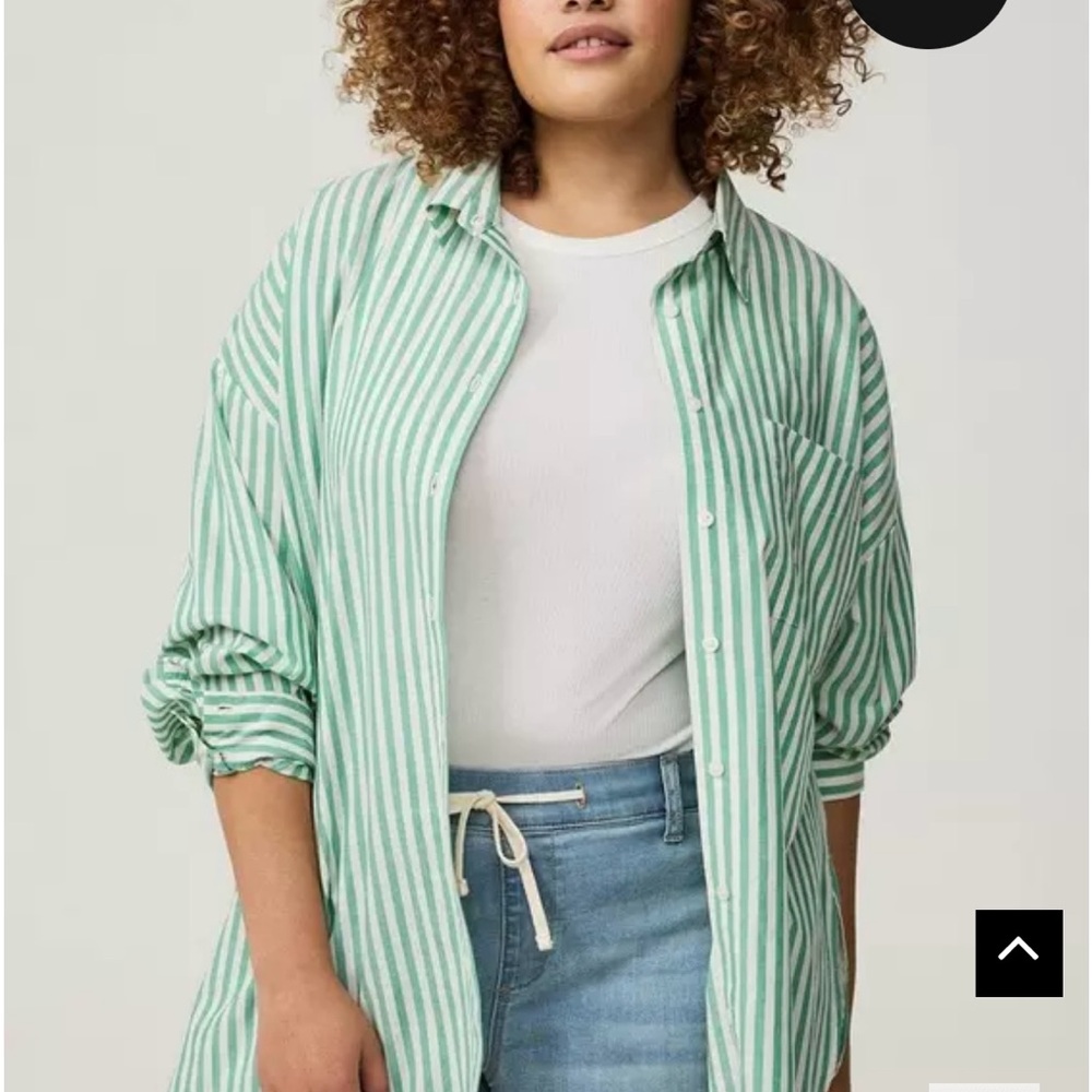 Torrid Button-Up Big Shirt size 1X